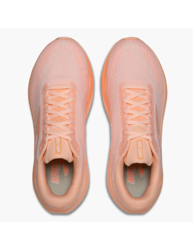 Brooks Ghost Amp MUJER Peach/Peach/White