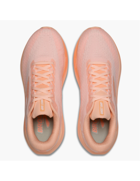Brooks Ghost Amp MUJER Peach/Peach/White