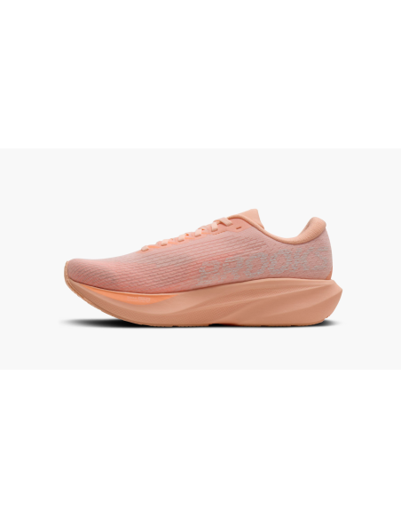 Brooks Ghost Amp MUJER Peach/Peach/White