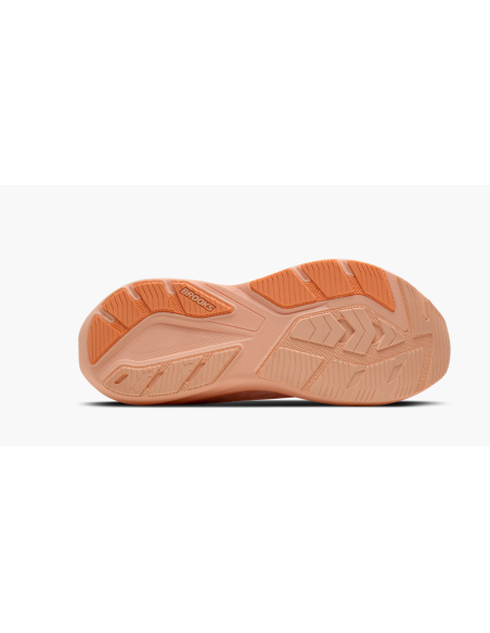 Brooks Ghost Amp MUJER Peach/Peach/White