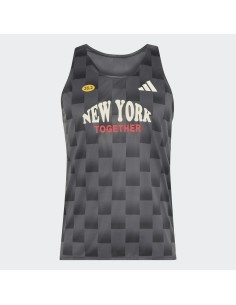 ADIDAS Adizero NYC Running Singlet GREY