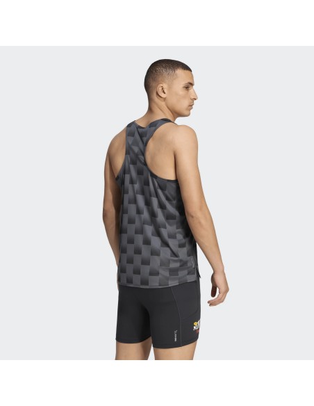 ADIDAS Adizero NYC Running Singlet GREY