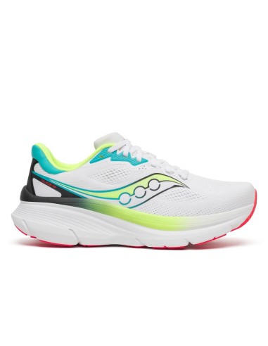SAUCONY GUIDE 19 WHITE/CITRON