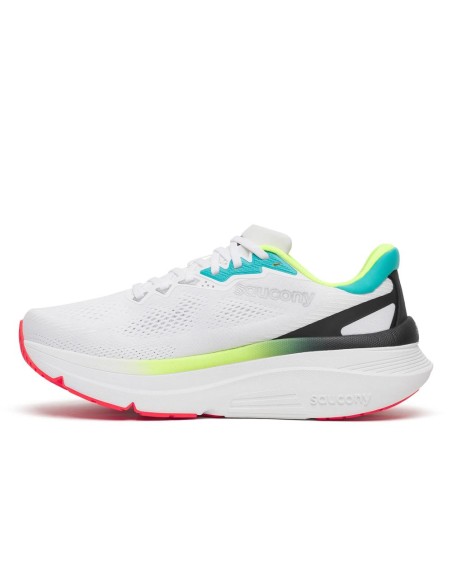 SAUCONY GUIDE 19 WHITE/CITRON