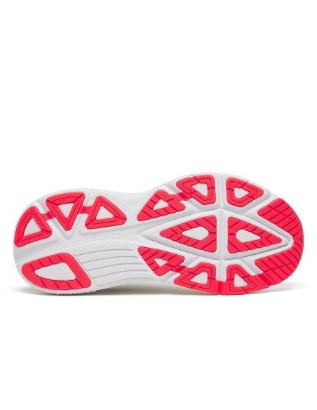 SAUCONY GUIDE 19 WHITE/CITRON