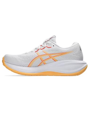 ASICS GEL-CUMULUS 28 Mujer White/Orange Glow