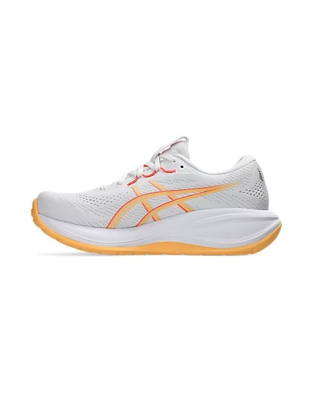 ASICS GEL-CUMULUS 28 Mujer White/Orange Glow
