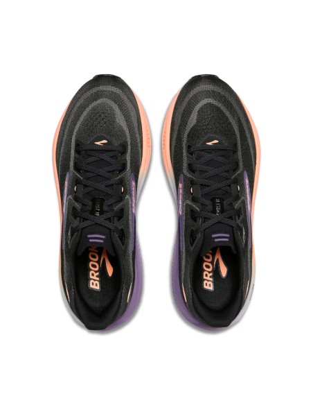 Brooks Ghost 17 Mujer Black/Mulled Grape/Peach