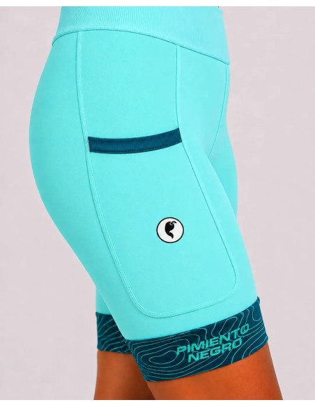 Pimiento Negro Mujer Eclipse azul mar