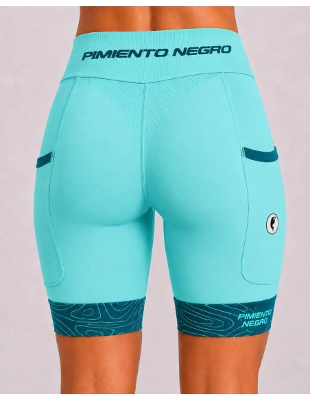 Pimiento Negro Mujer Eclipse azul mar