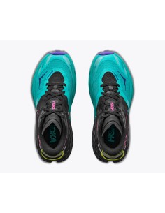 HOKA Speedgoat 7 Mujer black / electric aqua 2