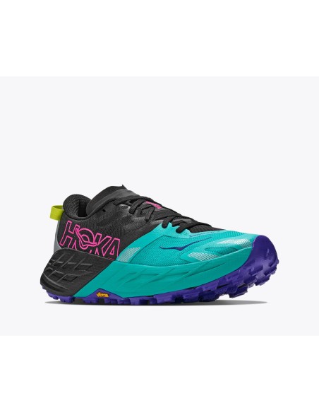 HOKA Speedgoat 7 Mujer black / electric aqua