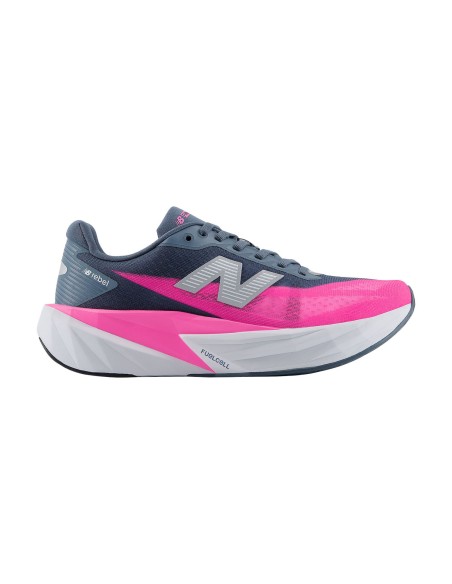 New Balance Fuelcell Rebel v5 Shadow Blue/Pink Heat