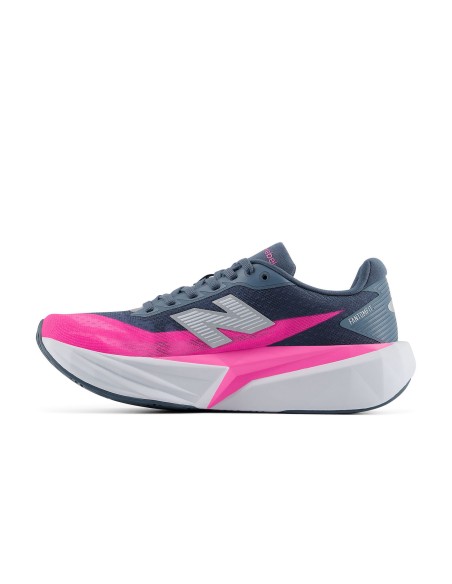 New Balance Fuelcell Rebel v5 Shadow Blue/Pink Heat
