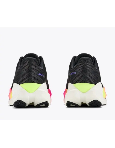 HOKA Mach X 3 black / neon nebula