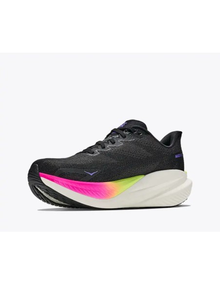HOKA Mach X 3 black / neon nebula